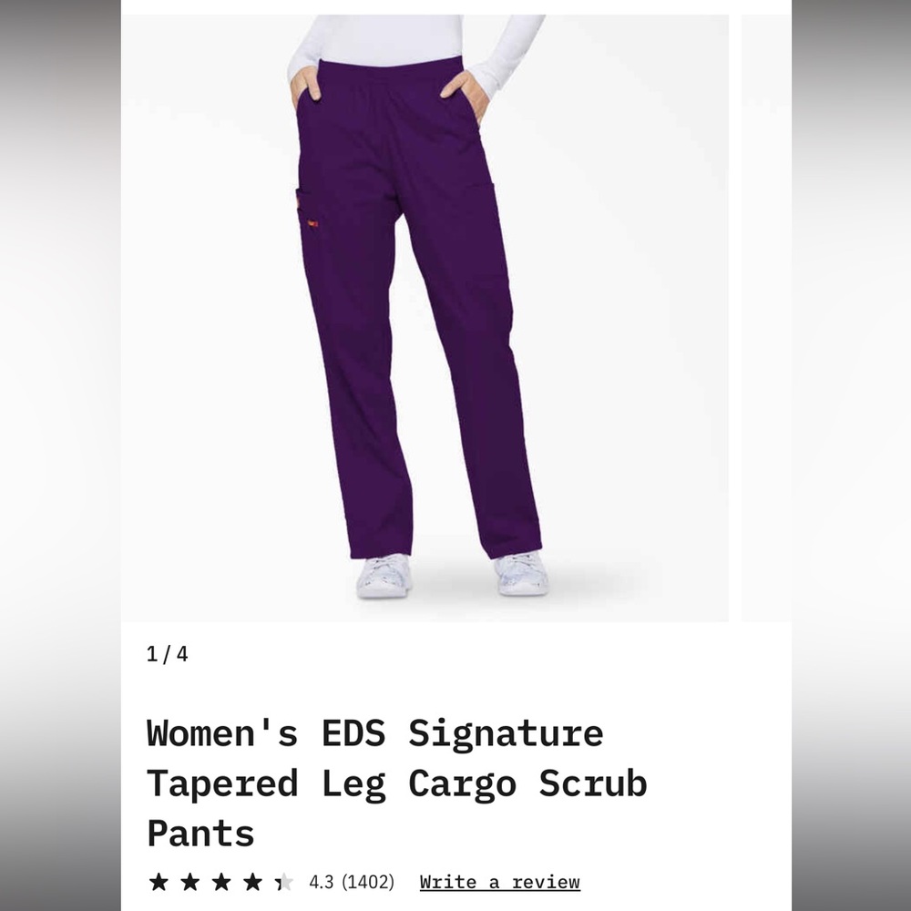 Women’s Dickies Scrub Pants